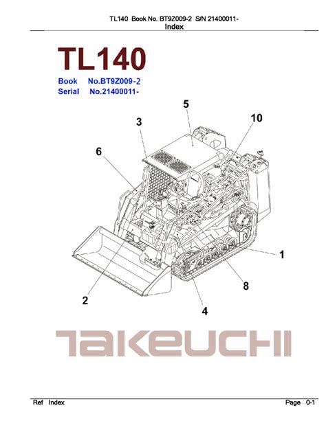 takeuchi skid steer door handle|takeuchi parts manual online.